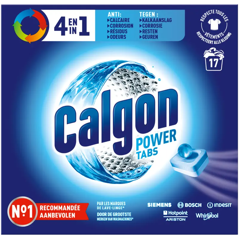 Calgon Wasmachinereiniger anti kalk tabletten
