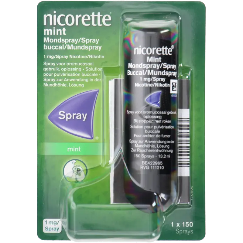 Nicorette Mondspray fresh mint 1 mg