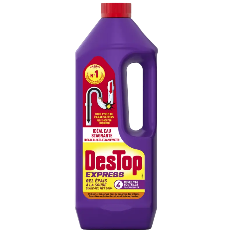 Destop Gel express ontstopper met soda