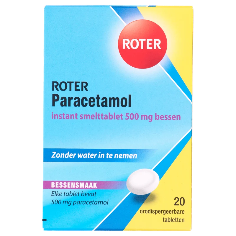 Roter Paracetamol 500mg smelt tabletten