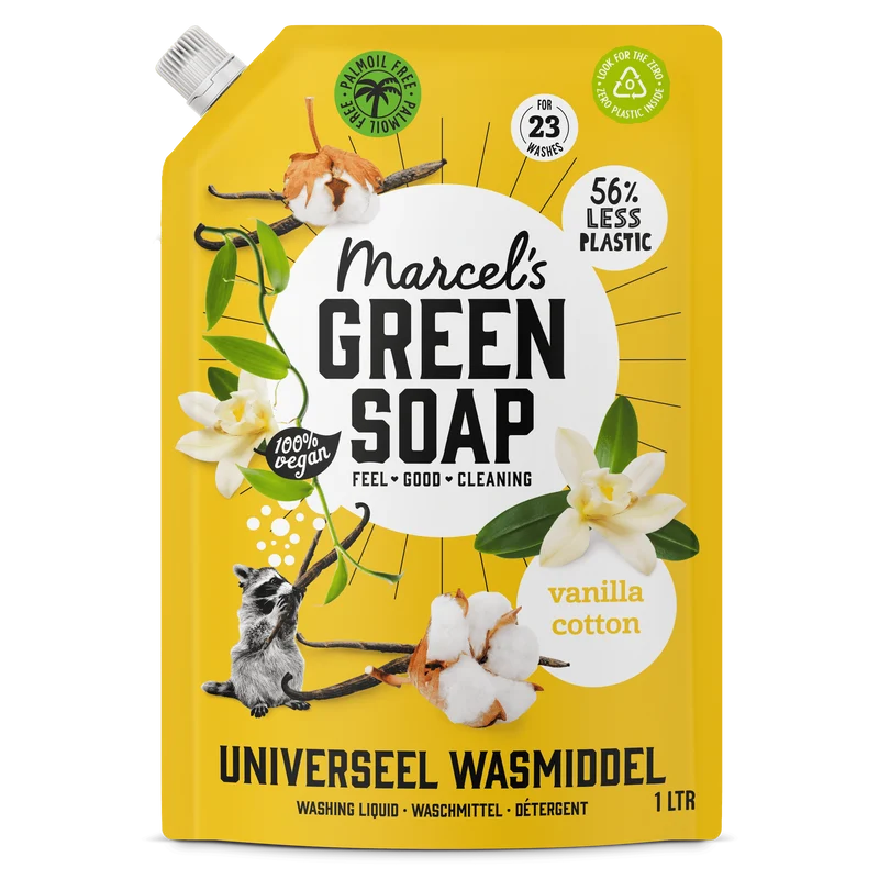 Marcel's Green Soap Vloeibaar wasmiddel navul Uni