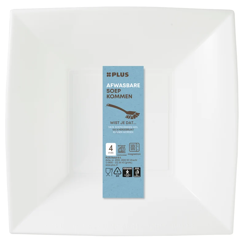 Afwasbare soepkom 500ml