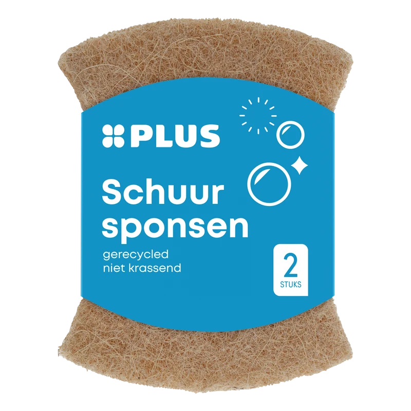 Gerecyclede schuurspons niet krassend