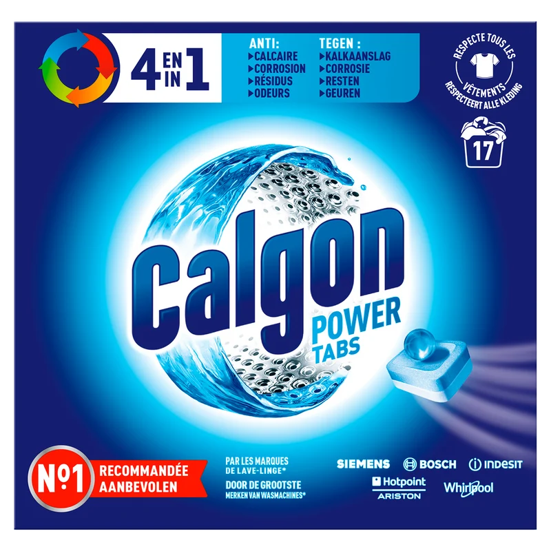 Calgon Tabletten wasmachine reiniging