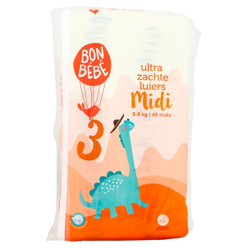 Bonbebe Luiers maat 3 midi 5-9 kg