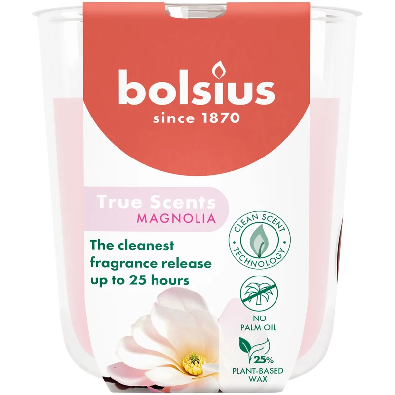 Bolsius Geurglas 80/73 True Scents Magnolia
