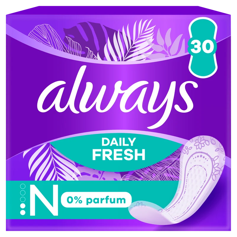 Always inlegkruisjes fresh normal 0% perfume