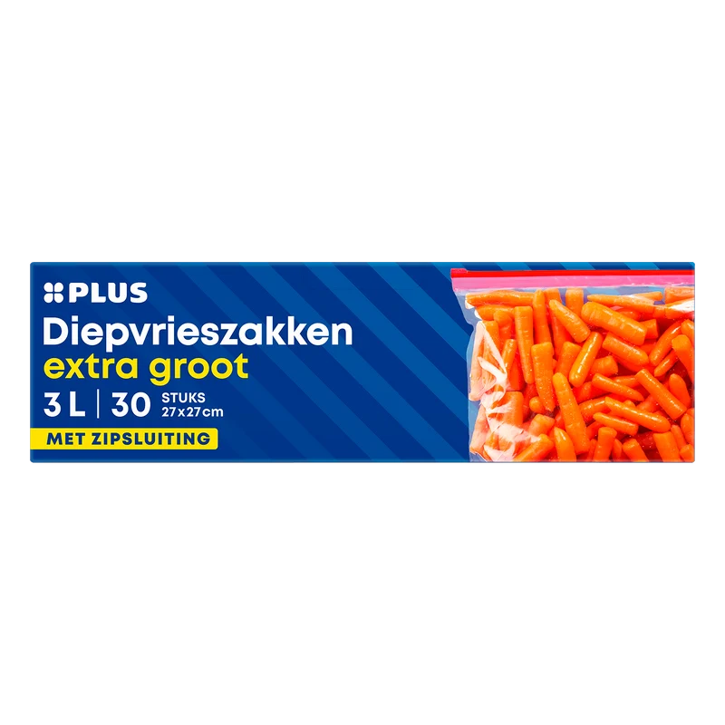 Diepvrieszakken hersluitbaar 3L