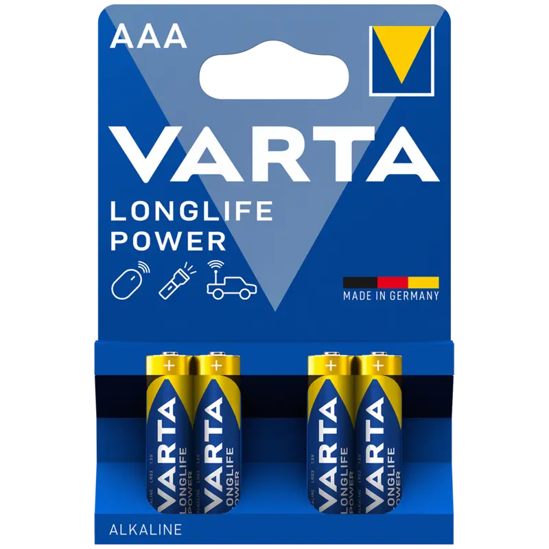 Varta Longlife power AAA alkaline batterijen