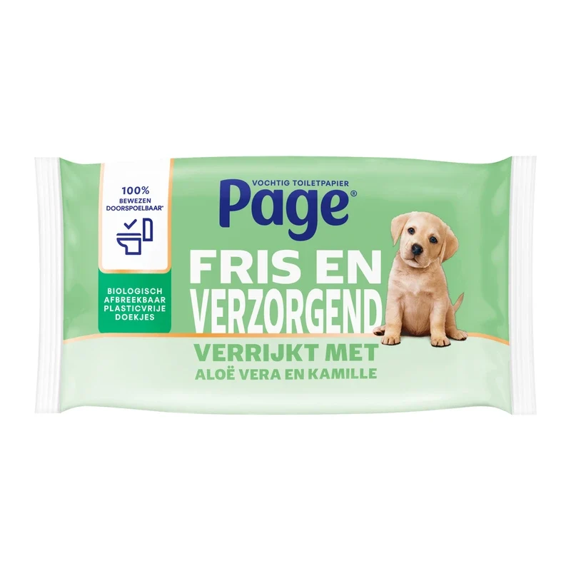 Page Aloe vera vochtig toiletpapier