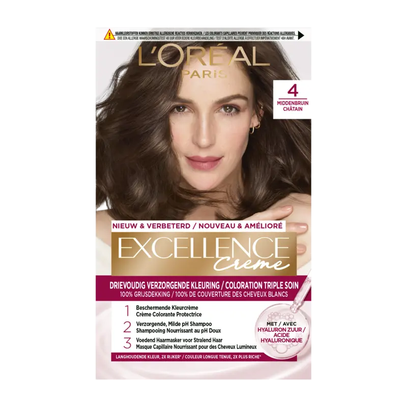 L'Oréal Excellence crème middenbruin 4