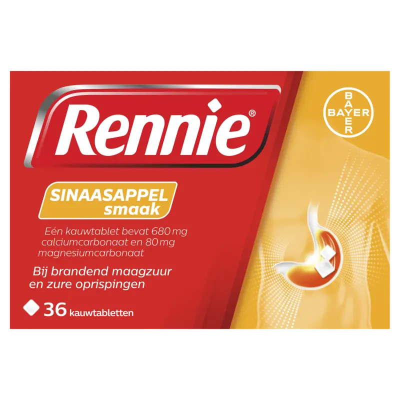 Rennie Kauwtablet sinaasappelsmaak