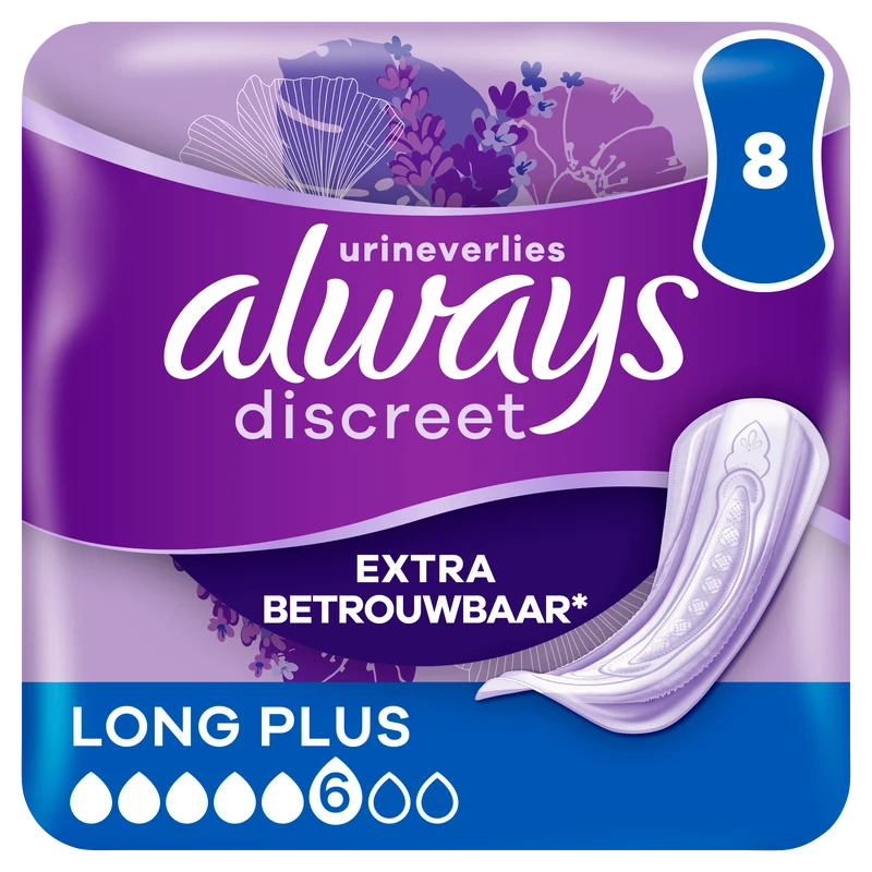 Always Discreet maandverband long