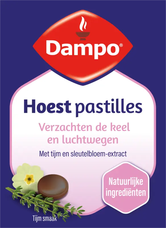 Dampo Hoest pastilles tijm smaak