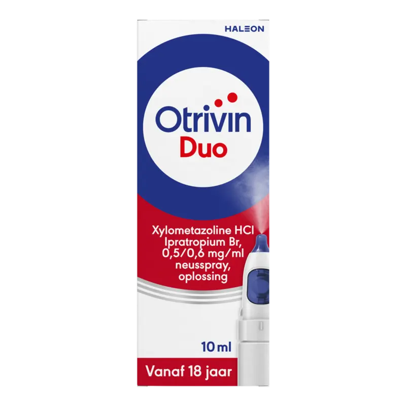 Otrivin Duo Neusspray bij verstopte en loopneus