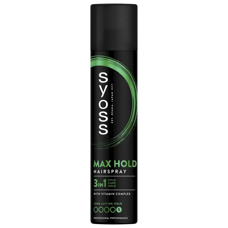 Syoss Max hold styling hairspray