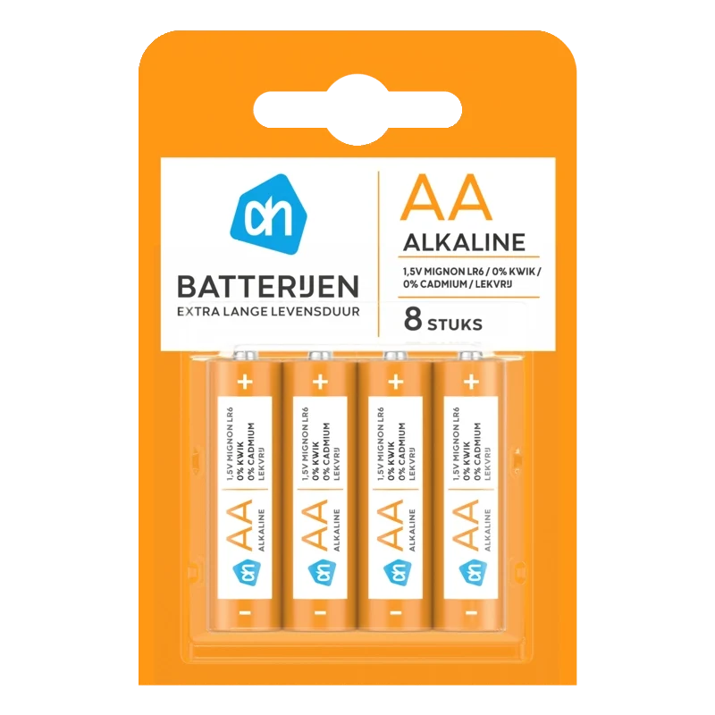 AA alkaline 1,5V mignon lange levensduur