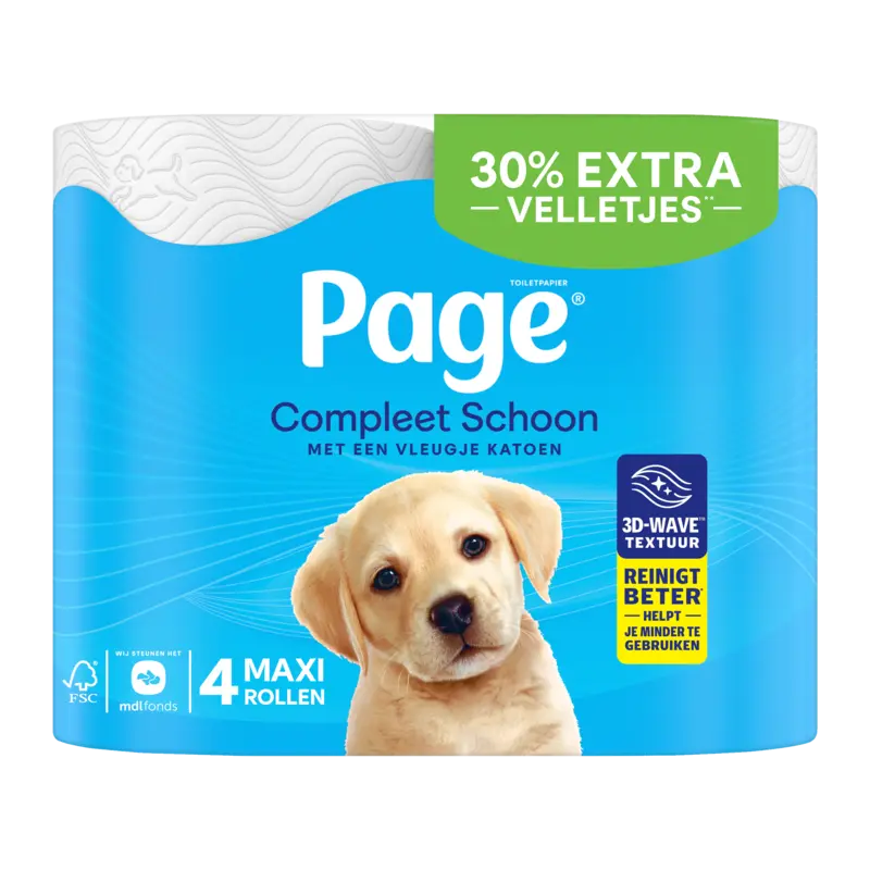 Page Compleet schoon toiletpapier maxi