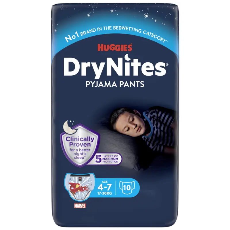 Huggies DryNites luierbroekjes jongen 4-7 jaar