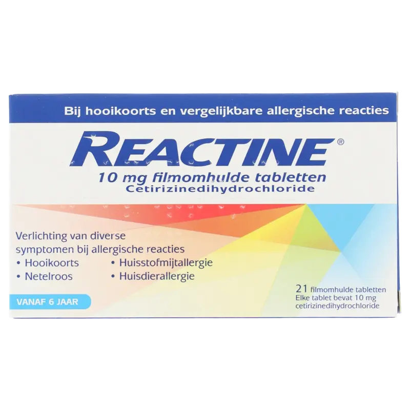 Reactine Hooikoortstabletten cetirizine 10 mg