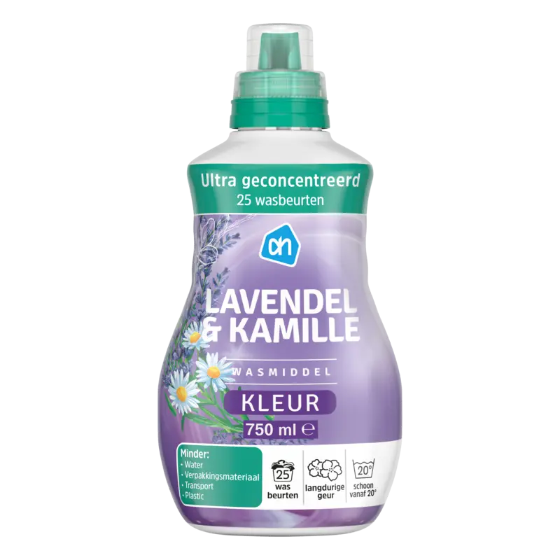 Wasmiddel kleur lavendel & kamille