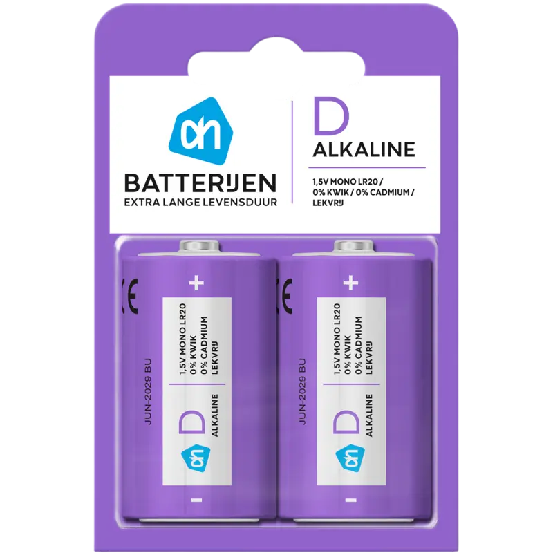 D alkaline batterijen