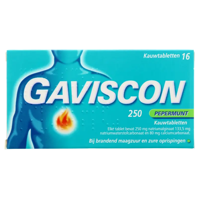 Gaviscon Pepermunt kauwtabletten
