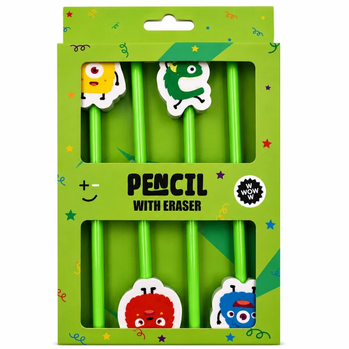 Monster Potlood & Gum Set