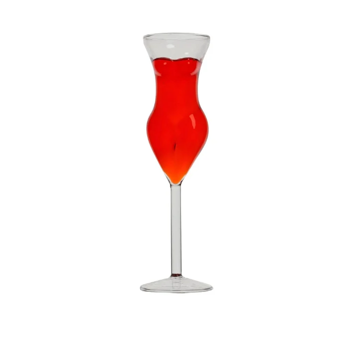 glas op voet vrouwenlichaam (200ml)
