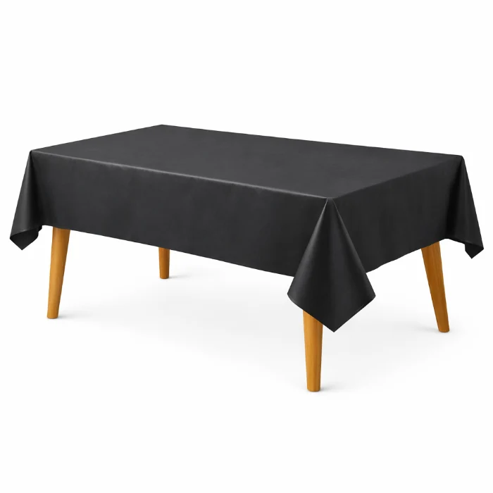 Tafelkleed zwart 137cm x 274 cm