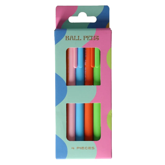 Balpennen 4 stuks