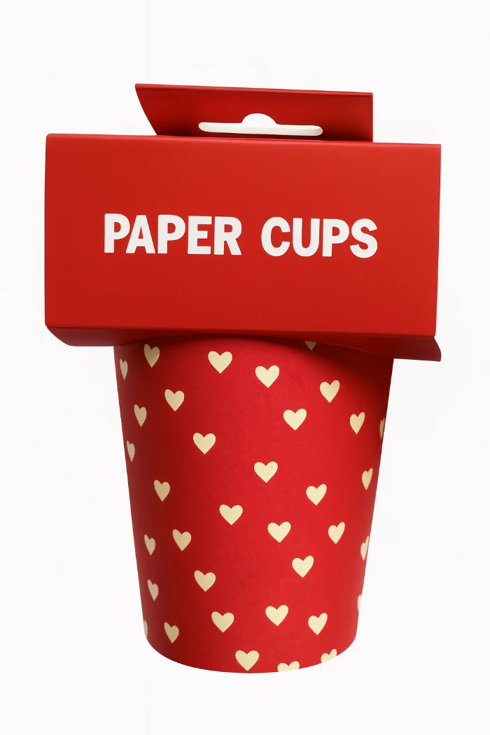 Bekertjes Hart 250ml - 8 stuks