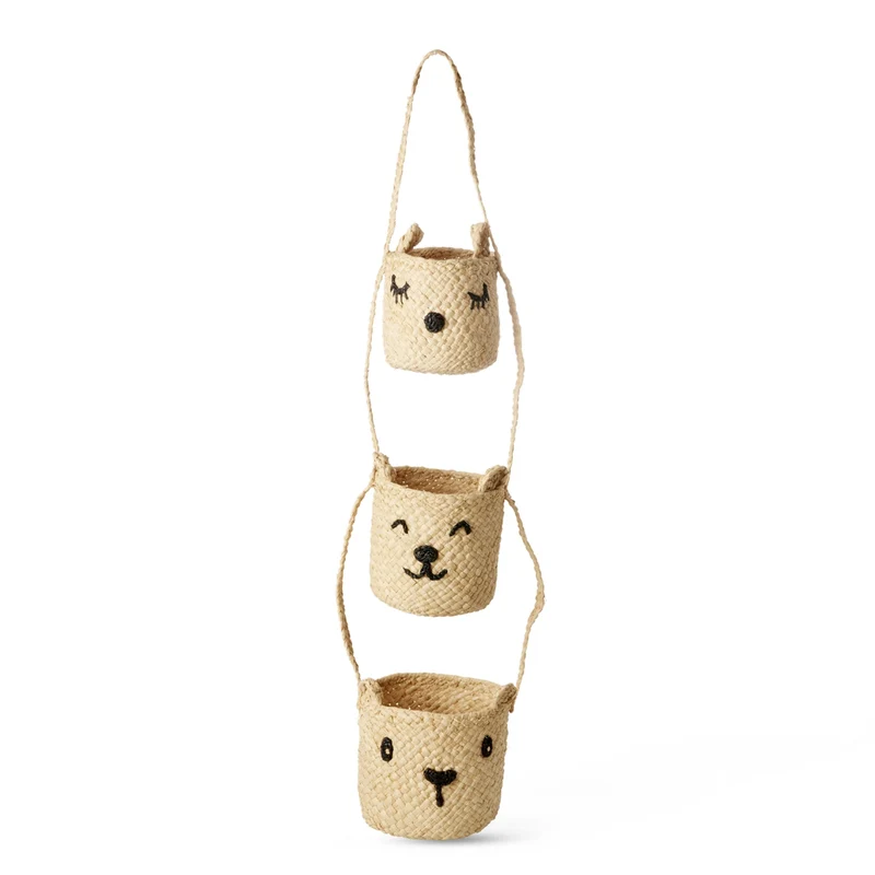 Opberger - 3-laags Hanger - Naturel