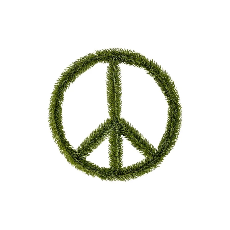 Kerstversiering Peace - Groen