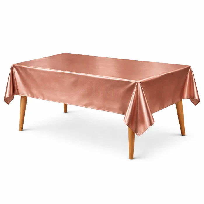 Tafelkleed roségoud 274cm x 134cm