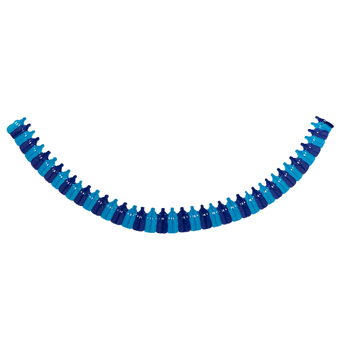 Slinger babyfles blauw