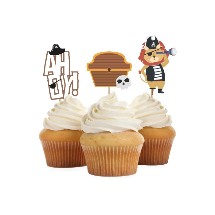 Cupcake toppers Ahoy