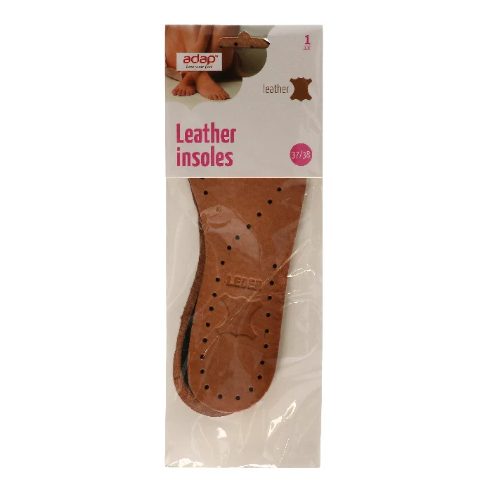 Inlegzolen Leer 37-38 2 stuks