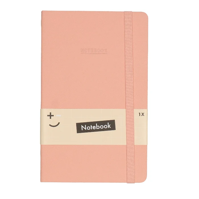 Notitieboek glitter Roze A5