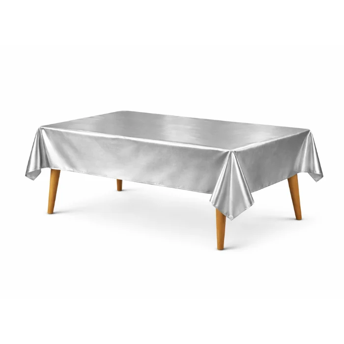 Tafelkleed zilver 274 x 137cm