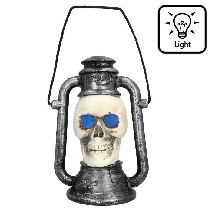 LED decoratie skull lantaarn