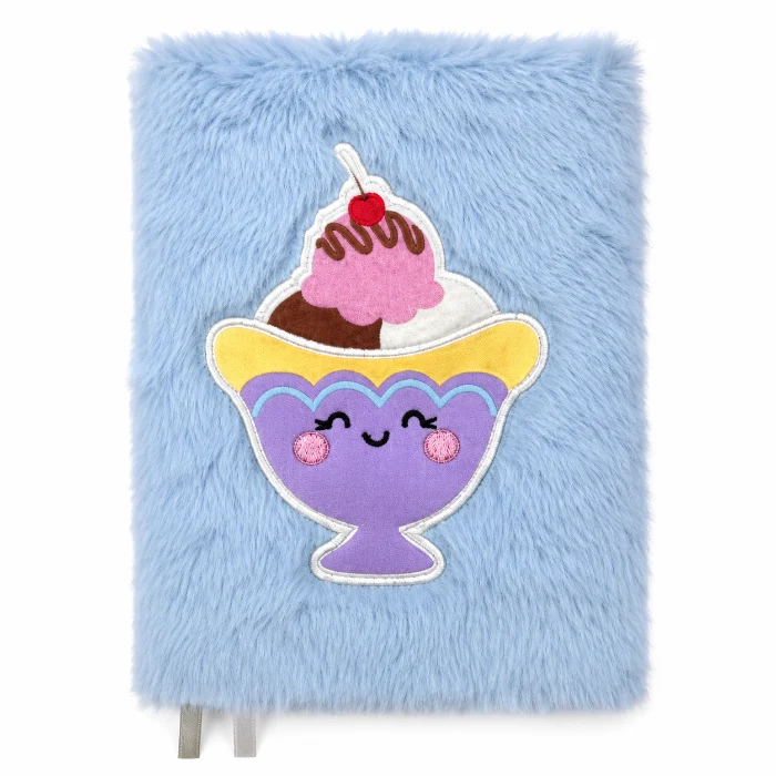 Kawaii Pluizig Notitieboek A5 Sundae