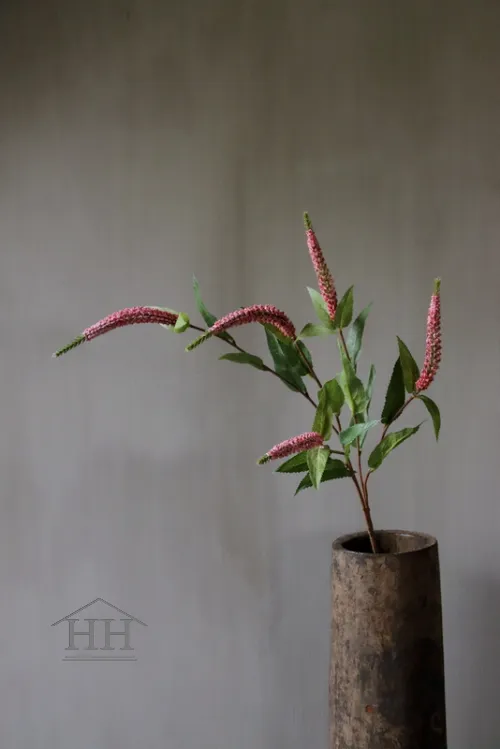 Kunstbloem Veronica roze 64 cm