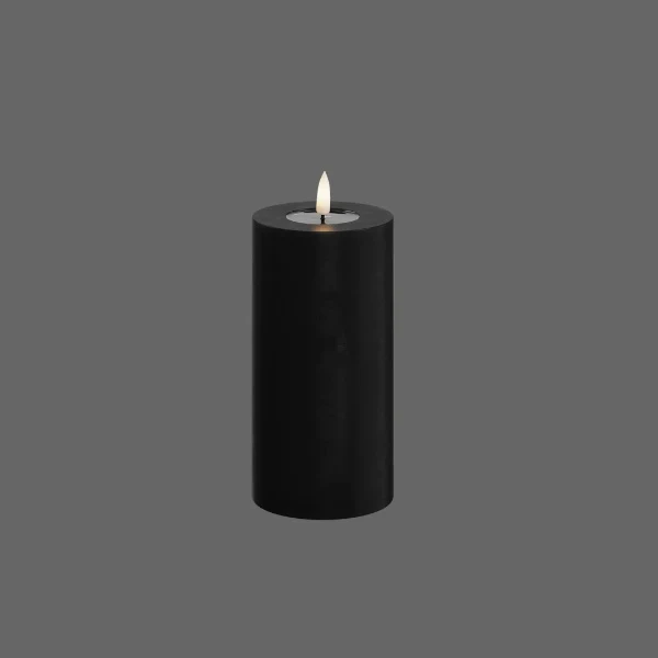 Led kaars zwart - Deluxe Homeart
