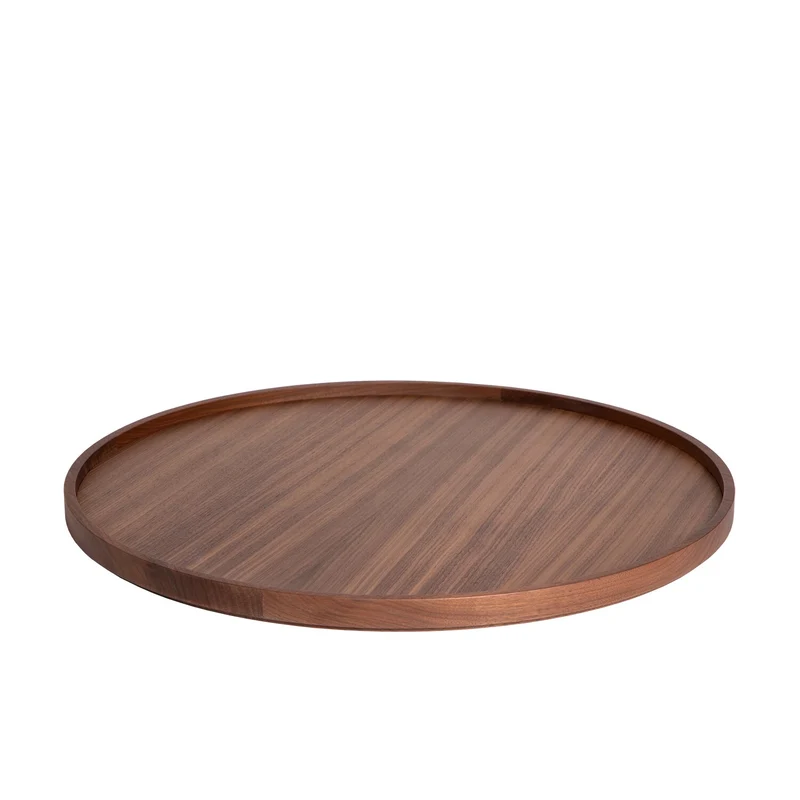 Atmooz dienblad Tati dia 60 - walnoot - Ø 60 x H 3 cm