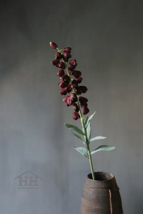 Fritillaria kunstbloem bordeaux - 96 cm