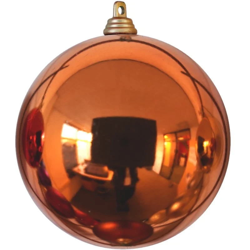 Kerstbal cognac glans