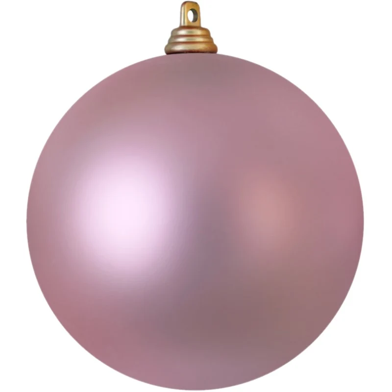 Kerstbal roze mat