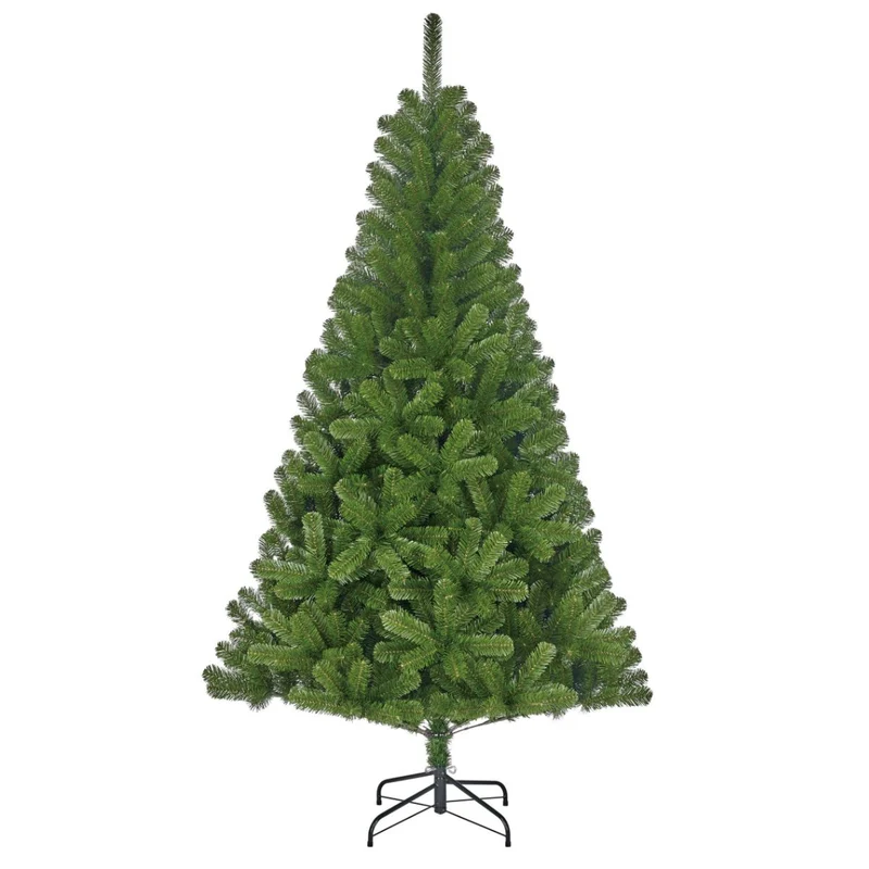 Black Box Trees Alderfen Kunstkerstboom H210 x Ø137 cm - Kerstboom Kunstkerstboom 771 Tips - Kunstboom met Standaard - Groen