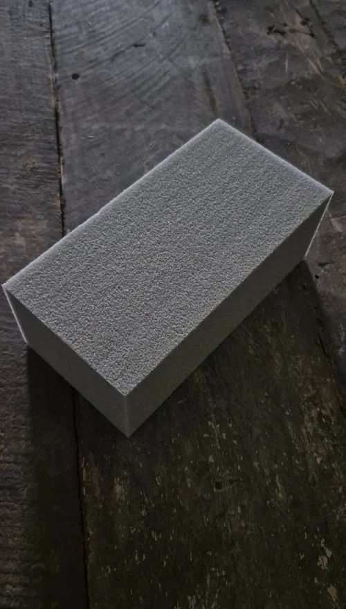 Droog steekschuim blok grijs 20x10x8 cm